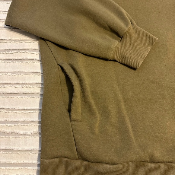 Zenana Outfitters Olive Fleece 2PC Sweatshirt and Pants Set - Picture 9 of 12